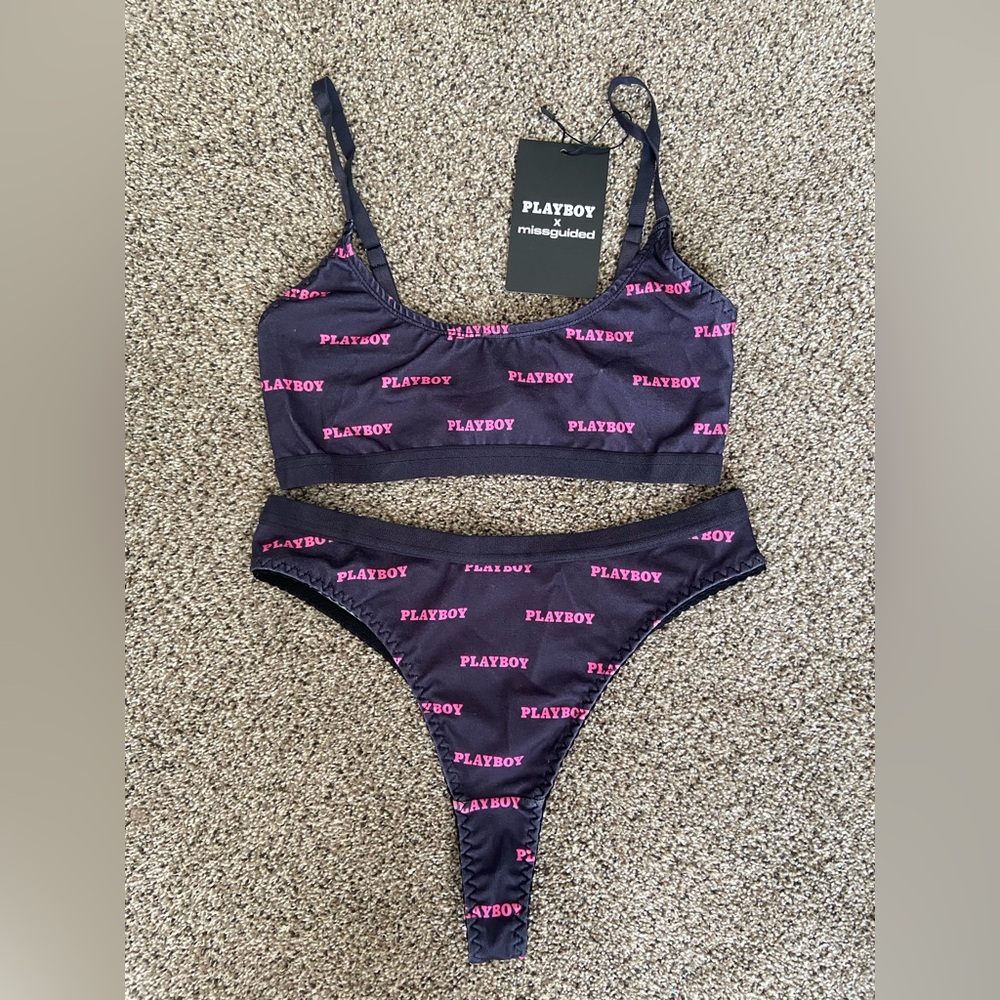 NWT Missguided X Playboy Set. Size XS.